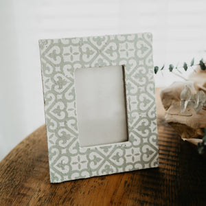 Cement Picture Frame