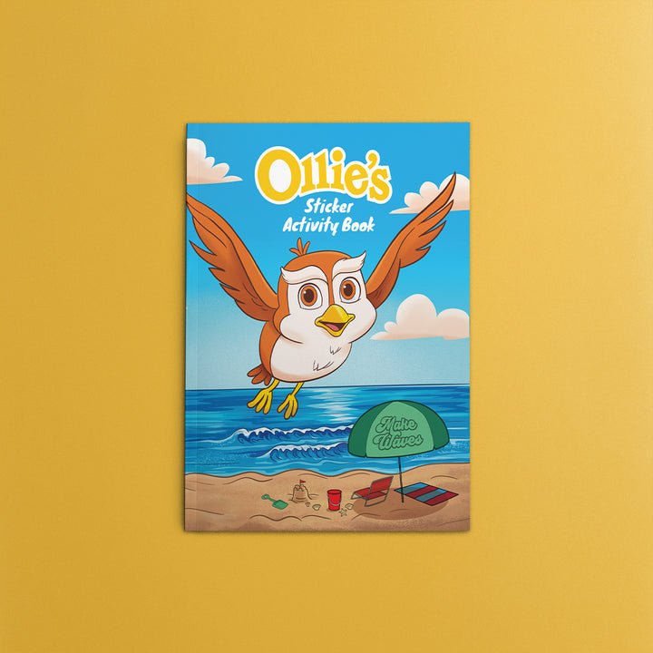 Ollie's Make Waves Sticker Activity Book (Ages 2-6)