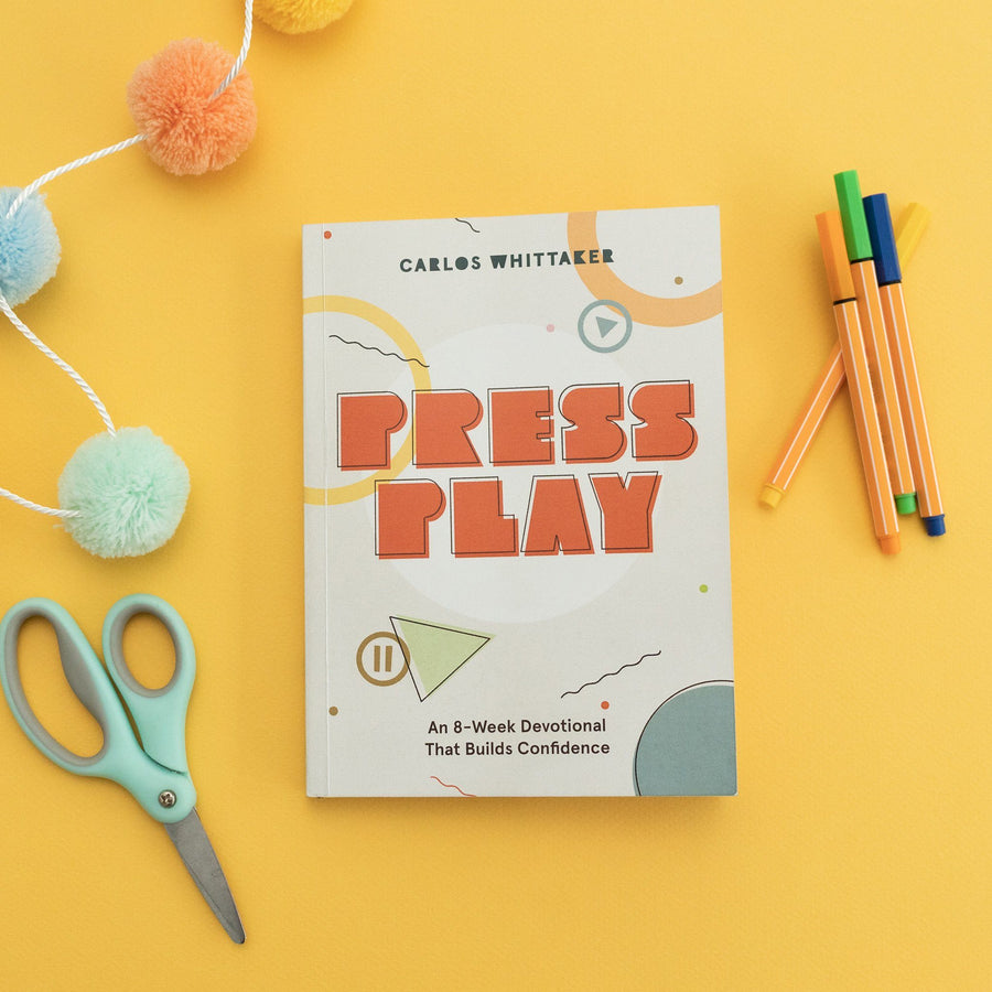 Press Play: A Kid’s Devotional to Build Confidence That Lasts | 8-week Devotional (Ages 7-12)